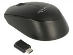 DeLOCK 12526 mouse Ambidextrous RF Wireless Optical 1000 DPI
