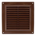EUROPLAST GRILLE VENTILATION 150X150, BROWN