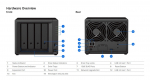 Synology DiskStation, 4-BAY, NAS/storage server Tower