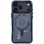 Skinarma Magma iPhone'i 17 Pro etui magnetlaadimise vimalusega, sinine