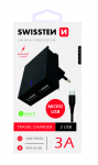 Swissten Premium reisislm USB 3A / 15W Micro USB kaabliga 1,2m
