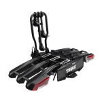 Thule EasyFold 3 13-tihulise haakesadula klge kinnitatav jalgratta kandur 3 rattale (945100)