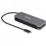 StarTech.com 4-pordne USB-C Hub - 3x USB-A/1x USB-C - 5Gbps USB 3.0 tp-C Hub (3.2/3.1 Gen 1) - Bussi toetud - Kepra USB-C to USB-A adapter Hub - 28,5 cm (11,2) kaabeliga kaabelihaldus