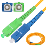 Extralink SC/UPC-SC/APC | Paigaldusjuhe | hemoodiline, Simplex, 3mm, 10m