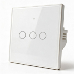 Qoltec Smart touch light switch 3Gang WiFi timer Tuya