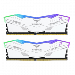 RAM TeamGroup T-Force Delta DIMM 32GB Dual-Kit DDR5-6000 CL30 - RGB White