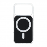 CLEAR FUSION MAG COVER Case compatible with MagSafe for IPHONE 17 Pro black
