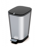 Pedal Bucket Metallic Chic Bin M 25L Steel