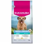 Eukanuba Sausa barba suiem - Adult Small and Medium Weight Control Chicken, 15 kgEstonian: Sausa koeratoit - Tiskasvanutele, vikesele ja keskmisele koerale, kaalukontroll, kana, 15 kg