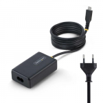 StarTech.com 65W USB-C slearvuti laadija, 1.5 meetri pikkune USB-C kaabel, toiteadapter Dell, XPS, HP ProBook, MacBook Pro ja Microsoft Surface Pro jaoks