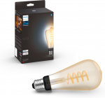 Philips Hue -filamenttilylamppu, White ambiance Filament Edison, E27, 550 lm (929002477901)