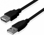 Brackton USB kabel 2.0m, must, mees-pulgad - naine-pulgad