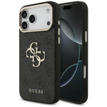GUESS 4G Big 4G Classic Logo Case iPhone 17 Pro Max / 18 Pro Maxi jaoks - must ja kuld