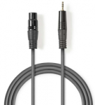 Nedis Kabel XLR F - 3,5mm M 1m