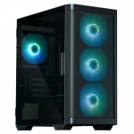 ZALMAN M4 BLACK mATX Mini Tower 4 ventilaatorit ARGB