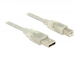 Delock 83896 USB-kaabel USB 2.0 5 m USB A USB B Lbipaistev