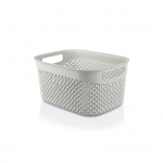 UCSAN Basket Drop Design Grey 23x17x12cm 3.3L