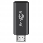 Goobay USB-C Hun til USB Micro 2.0 Han Adapter Sort