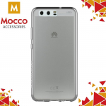 Mocco Ultra tagakaanek 0,3 mm silikoonkohus Huawei P8 Lite / P9 Lite (2017) lbipaistev-must