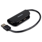 AXAGON USB2.0 4porti valmis / 0,2m HUE-X4B