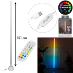 Riff LED RGB torvili lamp (151 cm) + kautsevaltsa
