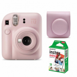 Fujifilm Instax Mini 12 Blossom Pink + 10 filmi + kaas