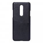 ONSALA Mobile Cover Black with Cardpocket Oneplus 8