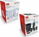 Alpina Alpina - bathroom set of 6 elements (white)