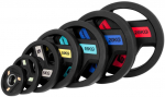 Insportline Rubber-Coated Olympic Weight Plate Herk OL 25 kg 50mm