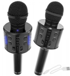 GoodBuy Goodbuy karaoke microphone with built in speaker bluetooth | 3W | aux | voice modulator | USB | Micro SD black