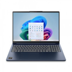 LENOVO IdeaPad Slim 5 16AKP10 Copilot+ PC AMD Ryzen AI 5 330 Laptop 40,6 cm (16) WUXGA 16 GB DDR5-SDRAM 512 GB SSD Wi-Fi 7 (802.11be) Windows 11 Home sakaks keel sinine