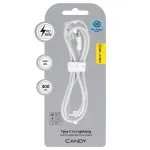 Blavec CCA-CL24W30 andmevahetus- ja laadimiskaabel | USB-C-st Lightning-i | PD | 20W | 3m | valge