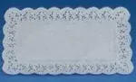 Papstar Knlavad, mbrikud, ristipra, 30x18 cm, valged, 100 tk.