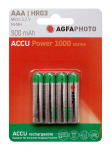 AgfaPhoto Akku -AAA HR03 Micro 900mAh 4St.