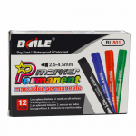 LEAN Permanent Marker Waterproof Black 2.5-4.5 mm