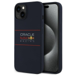 RED BULL iPhone'i 15 mbris, hildub MagSafe'iga RBHMP15S24SIHSRV (Silikoonist Horisontaalne Keskmine Logo), tumek sinine
