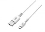 TB Kaabel USB-USB C 2m silikoonvalge kiirlaadimine