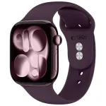 Tech-Protect SILIKONIST APPLE WATCH 8 / 9 / 10 / 11 / 12 / SE / ULTRA (44 / 45 / 46 / 49 MM) DEEP BURGUNDY