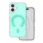 TFO Bubble Dots Mag -kinnitusiga mbris iPhone 17 6,3'' jaoks, roheline