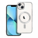 ELECTRO MAG COVER case compatible with MagSafe for IPHONE 13 silver