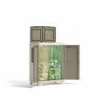 Keter Jtesortimise ssteem Split Premium Wood 110L Taaskasutusssteem 68x39x92cm helebee|helesinine