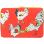TUCANO SLEEVE SCHIZZO MacBook Air 15/ Laptop 13/ Laptop 14, FAUNA GALLINE ORANGE