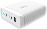 Wave 100 W USB-latausasema, 3x USB-C + 1x USB-A, valge (-PWR-CS-100W-WT)