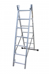 BESK Folding ladder 2x7 steps