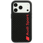 Audi Etui R8 Carbon Fiber MagSafe do iPhone 18 Pro / 17 Pro czarnyEstonian: Etui R8 Carbon Fiber MagSafe iPhone 18 Pro / 17 Pro jaoks, must