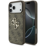 Etui Guess 4G Big Logo do iPhone 18 Pro / 17 Pro brzowy