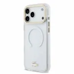 Lacoste IML Shockproof Petit Pique kuldse logoga MagSafe-kinnitusel lemtoru iPhone 18 Pro Max jaoks lkitransparentne korpus