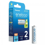 Panasonic Eneloop Batteries AA 2000mAh rechargeable 2 pcs