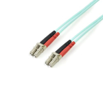StarTech.com 3m (10ft) LC/UPC kuni LC/UPC OM3 multimoodne fiiberoptiline kaabel, Full Duplex 50/125m Zipcord fiiberkaabel, 100G, madala sisestuskadumusega, LSZH fiiberpulgakabel
