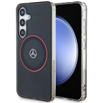Mercedes MEHMS24S23HUORK S24 S921 tarna/must kvakott Double Layer W/ Red MagSafe